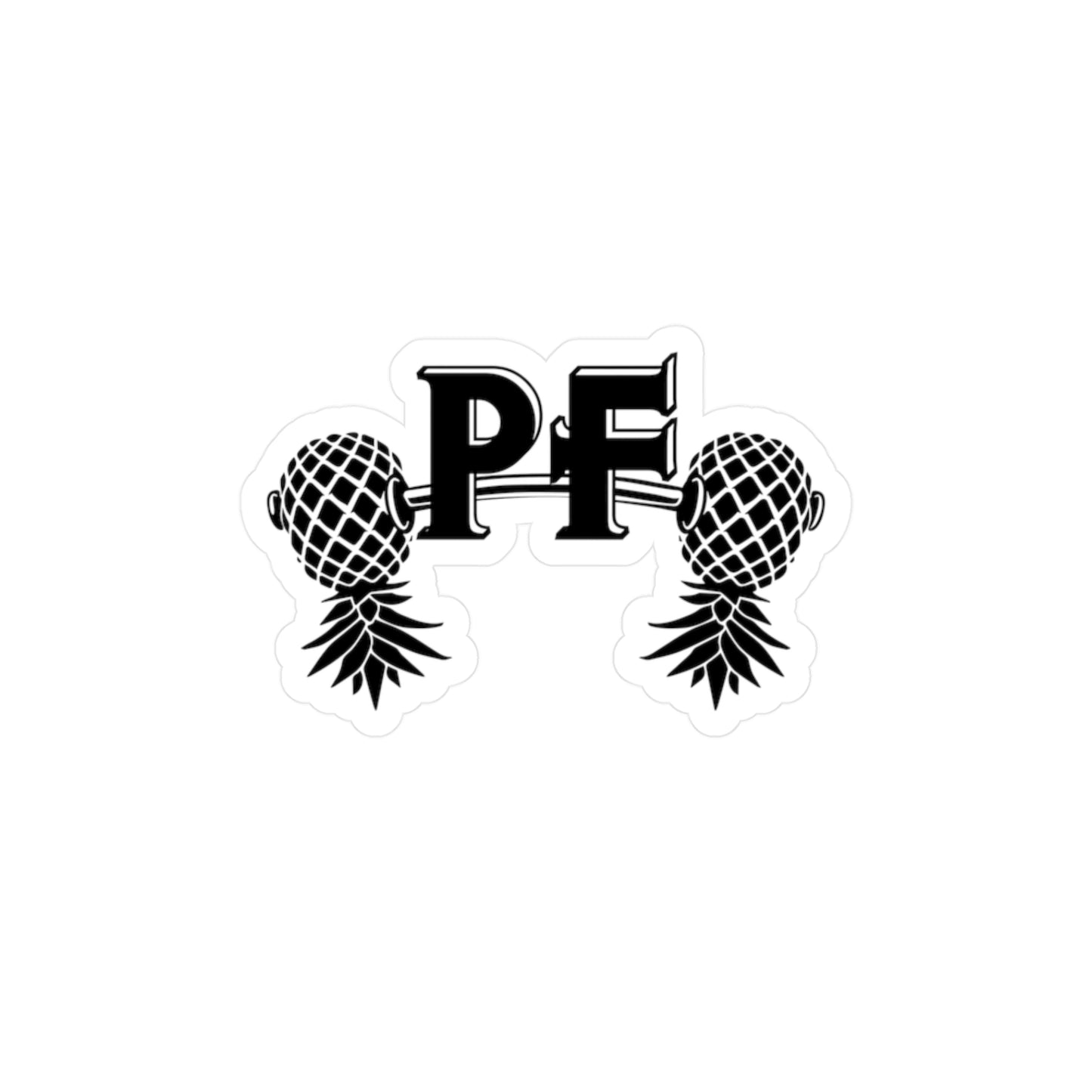 Pineapple Fitness Kiss-Cut Vinyl Decals – DK Apparel lifestyle clothing