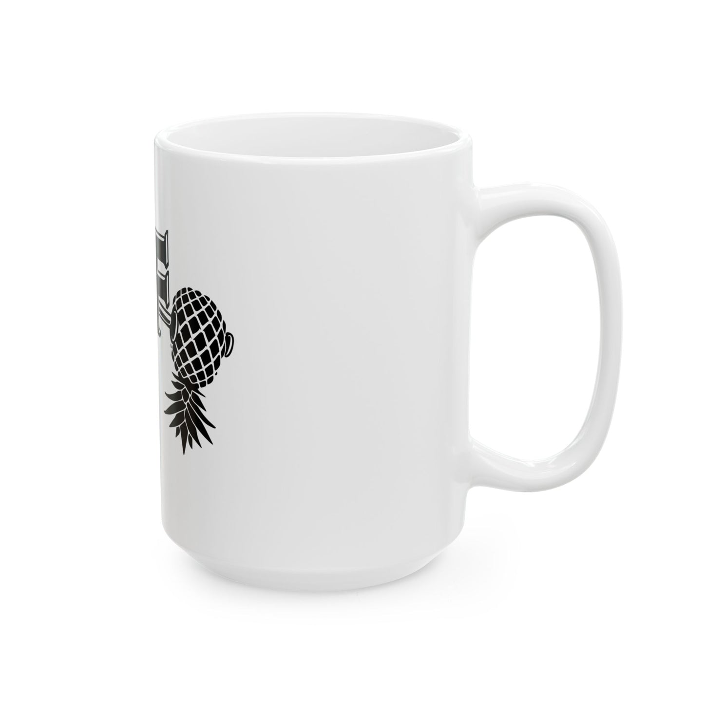 Pineapple Fitness Ceramic Mug (11oz, 15oz) | Lifestyle Drinkware – DK Apparel – DK Apparel lifestyle clothing