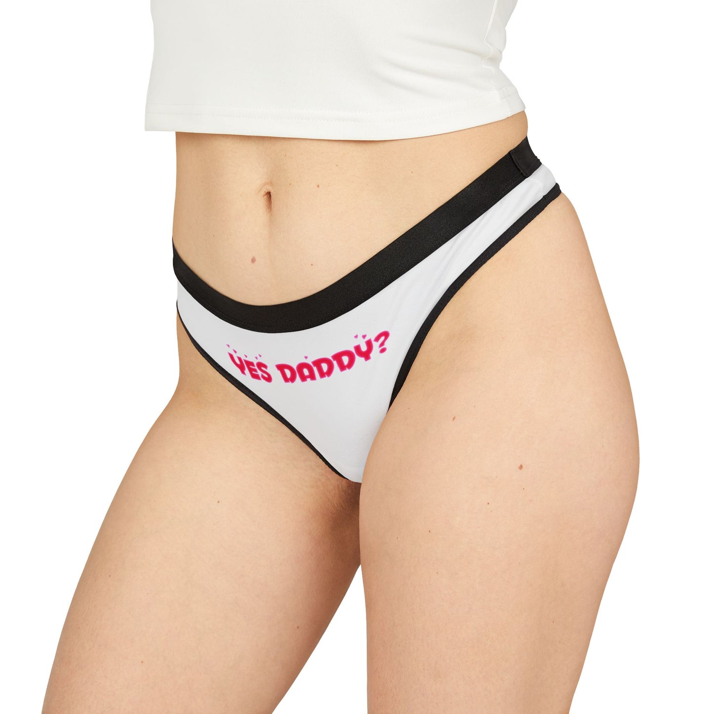Yes Daddy? Women’s Thongs | Swinger & ENM Lifestyle Apparel – DK Apparel – DK Apparel lifestyle clothing