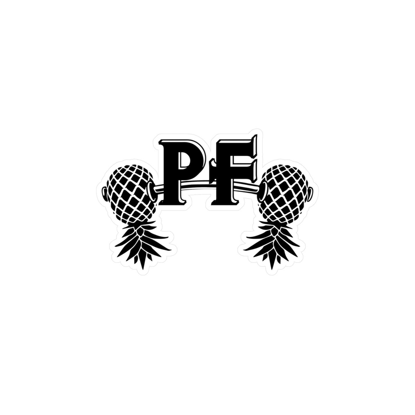 Pineapple Fitness Kiss-Cut Vinyl Decals – DK Apparel lifestyle clothing