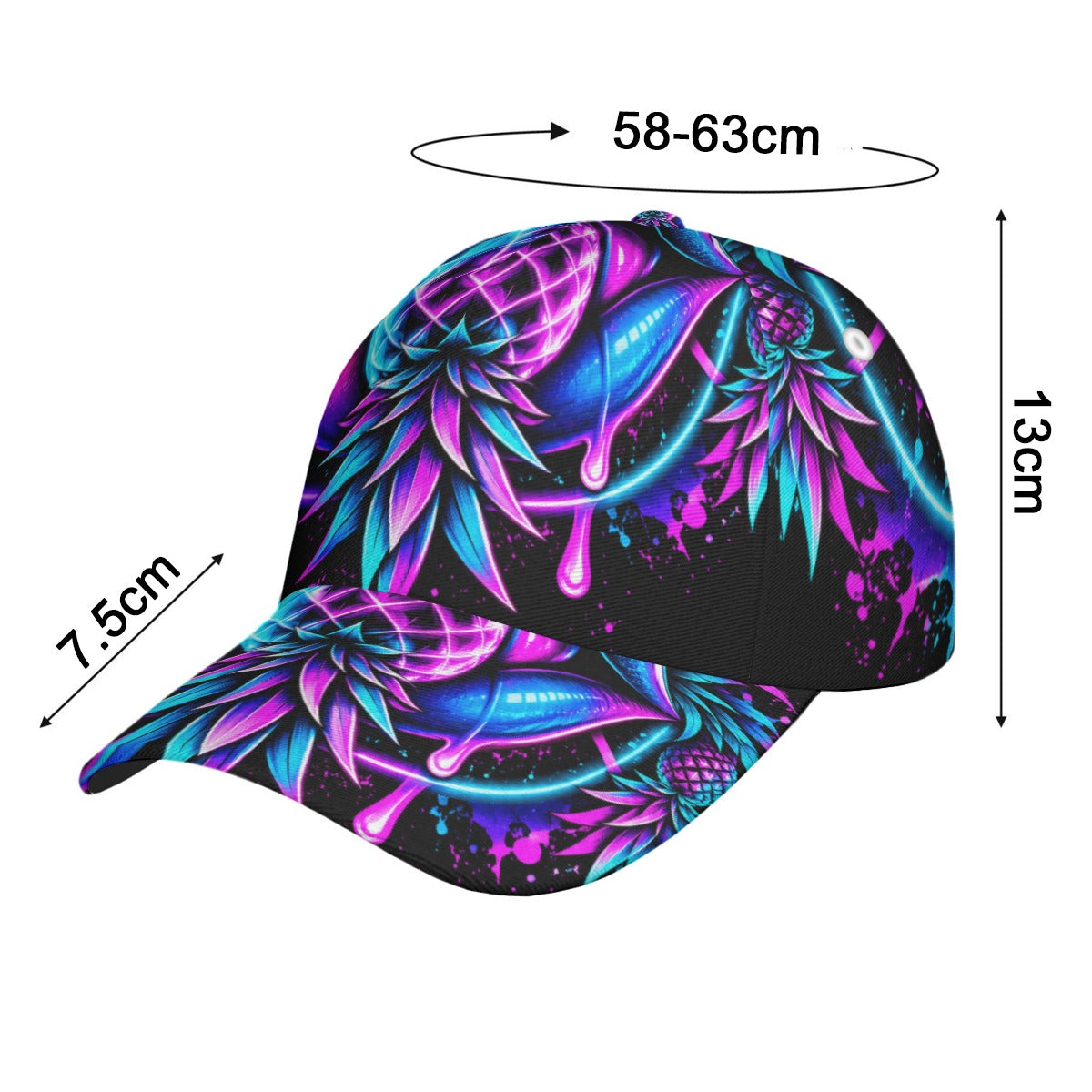 Pineapple Rave Snapback Hat