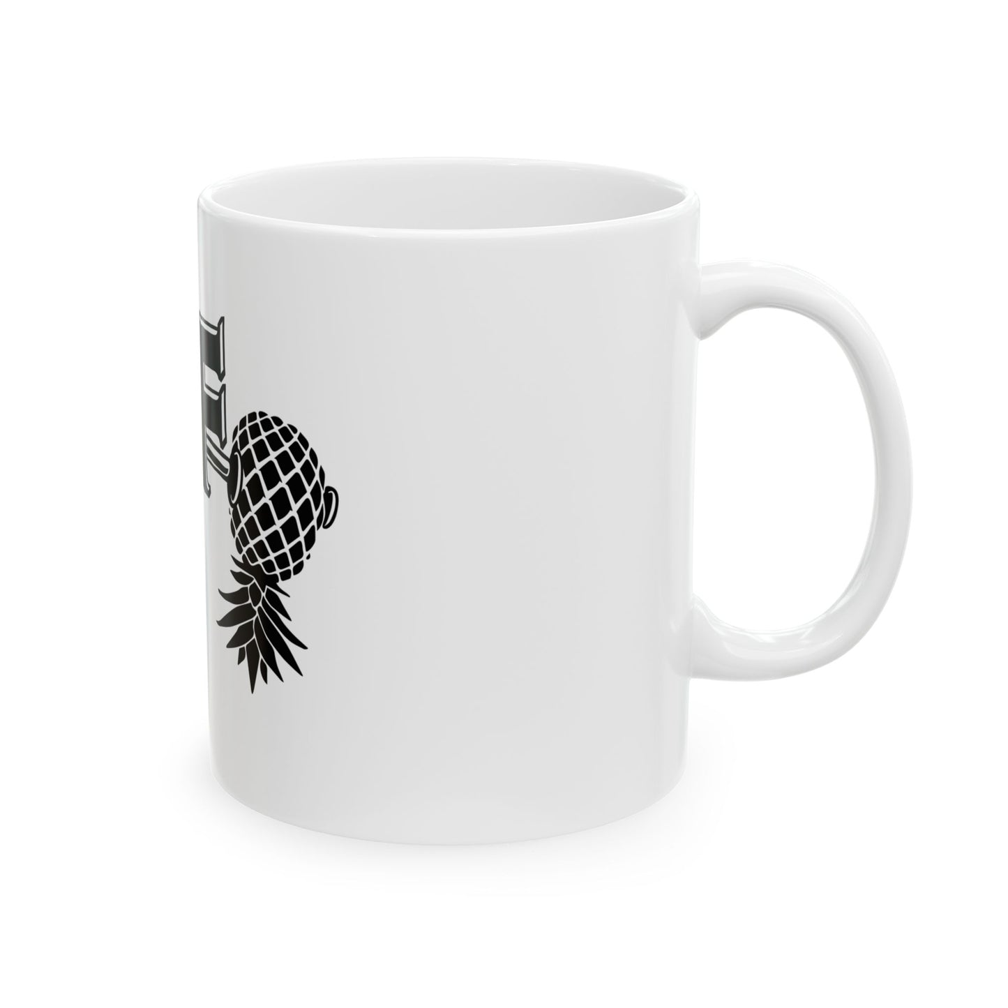 Pineapple Fitness Ceramic Mug (11oz, 15oz) | Lifestyle Drinkware – DK Apparel – DK Apparel lifestyle clothing