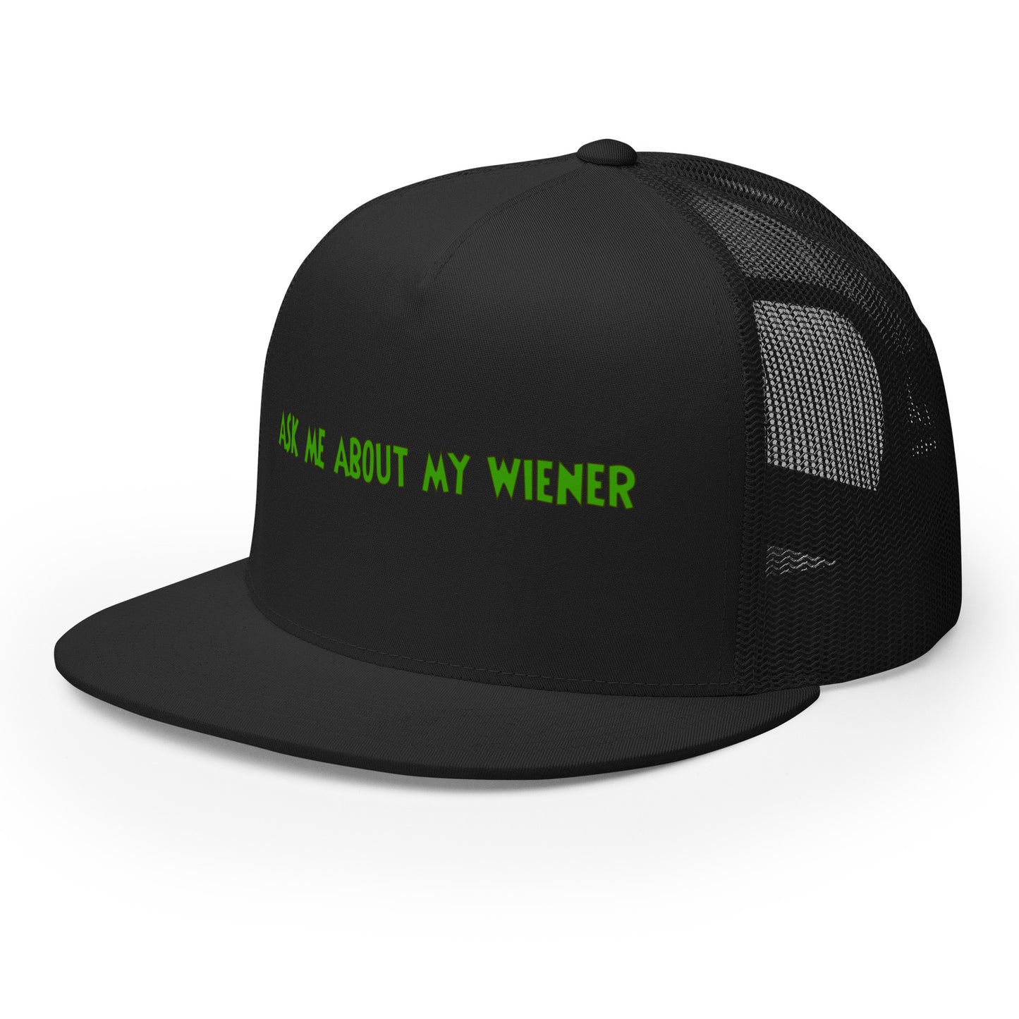 Ask Me About My Wiener Snapback Hat | Swinger Lifestyle Headwear by DK Apparel – DK Apparel lifestyle clothing