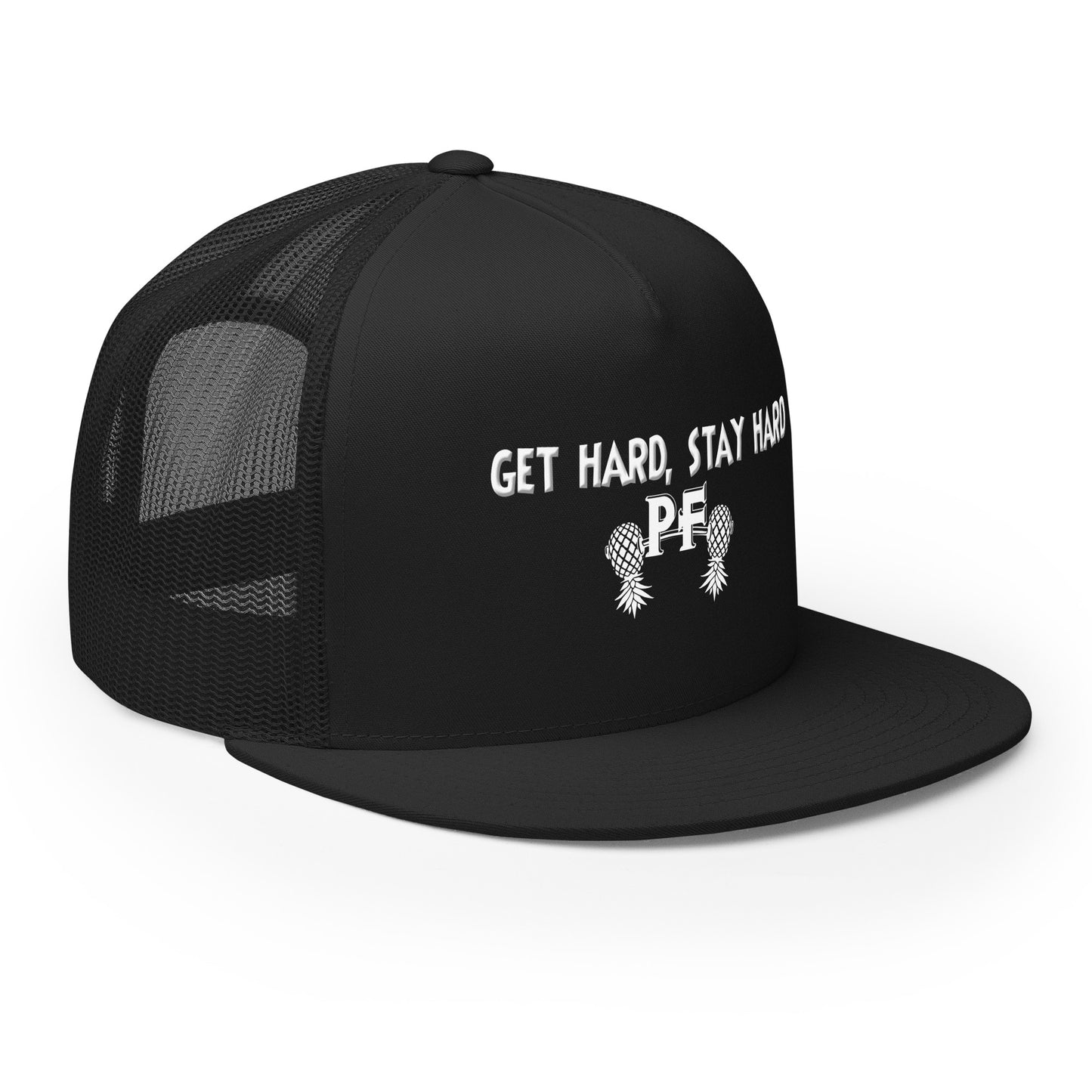 Get Hard, Stay Hard PF Snapback Hat | Pineapple Fitness Lifestyle Headwear by DK Apparel – DK Apparel lifestyle clothing