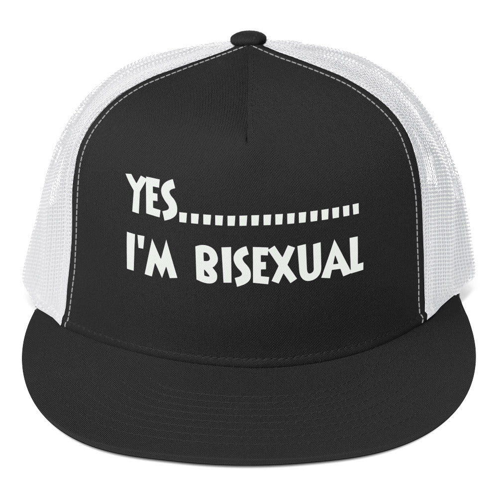 Yes, I’m Bisexual Snapback Hat | Swinger & ENM Lifestyle Pride Headwear – DK Apparel – DK Apparel lifestyle clothing