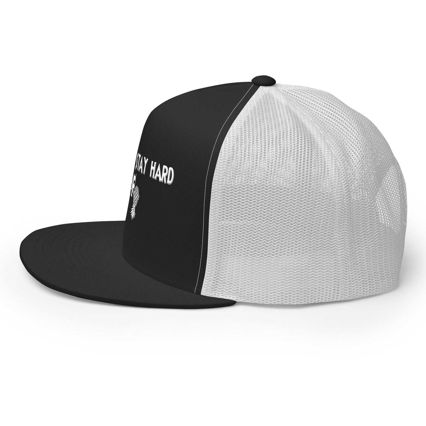 Get Hard, Stay Hard PF Snapback Hat | Pineapple Fitness Lifestyle Headwear by DK Apparel – DK Apparel lifestyle clothing