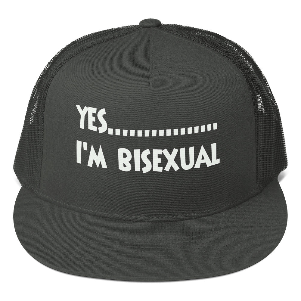 Yes, I’m Bisexual Snapback Hat | Swinger & ENM Lifestyle Pride Headwear – DK Apparel – DK Apparel lifestyle clothing