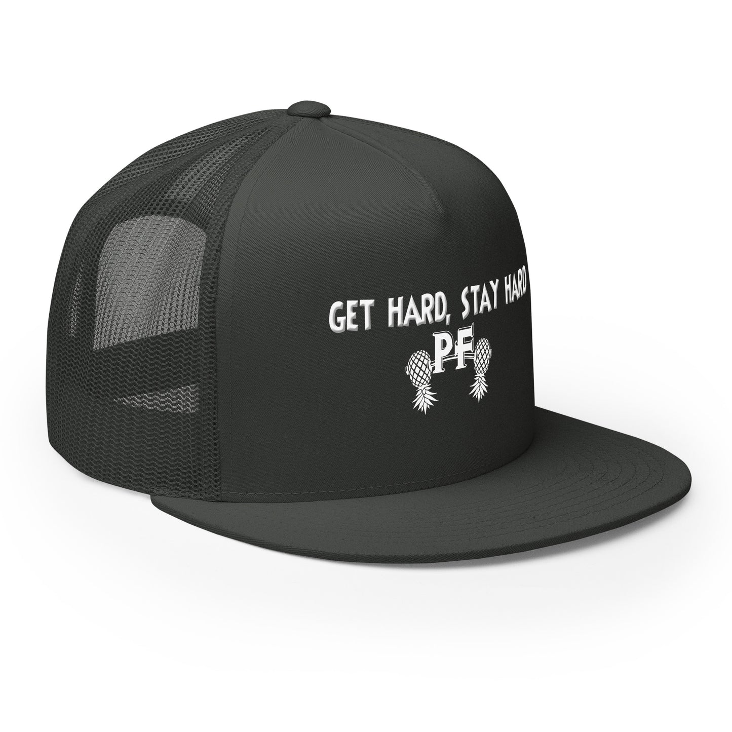 Get Hard, Stay Hard PF Snapback Hat | Pineapple Fitness Lifestyle Headwear by DK Apparel – DK Apparel lifestyle clothing