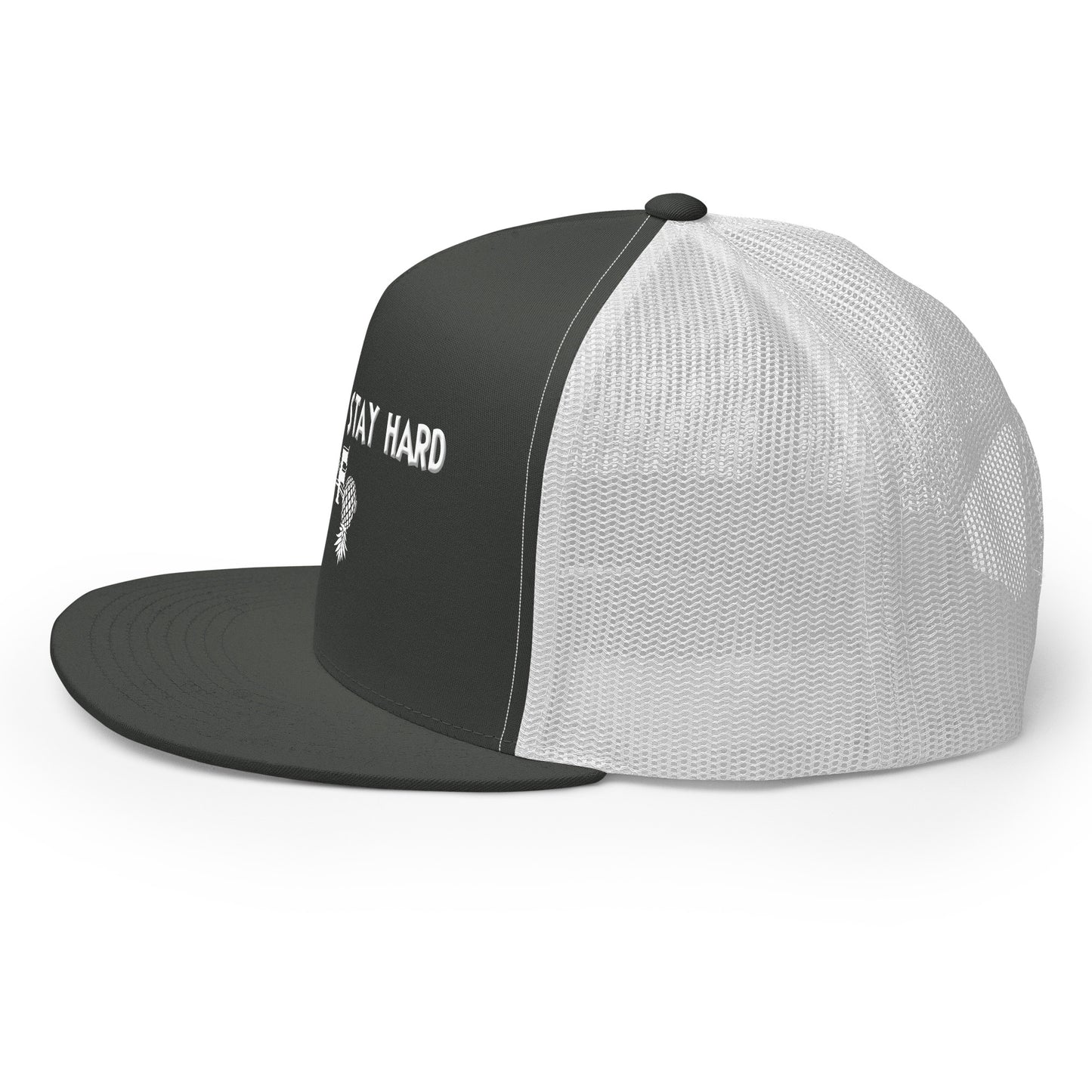 Get Hard, Stay Hard PF Snapback Hat | Pineapple Fitness Lifestyle Headwear by DK Apparel – DK Apparel lifestyle clothing