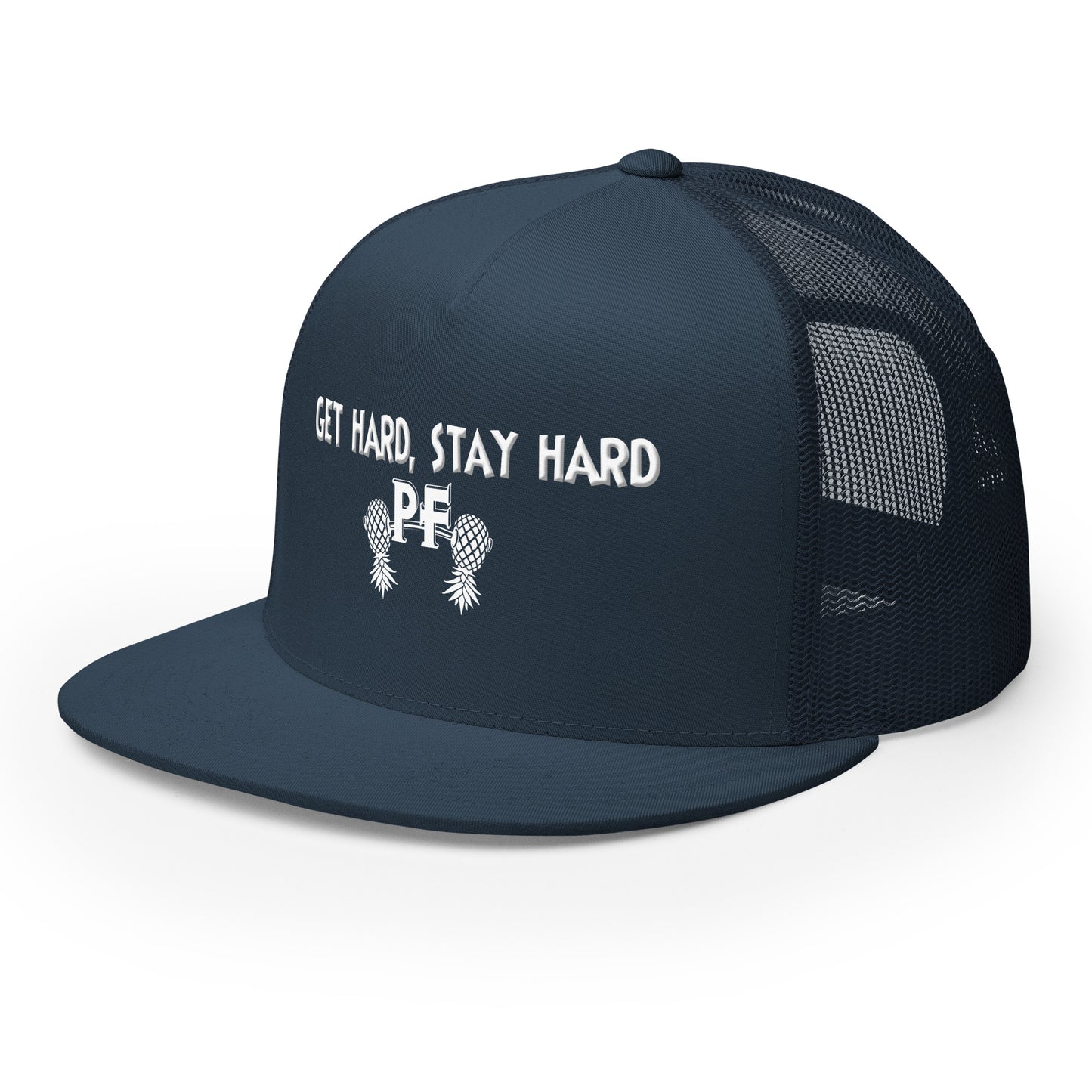 Get Hard, Stay Hard PF Snapback Hat | Pineapple Fitness Lifestyle Headwear by DK Apparel – DK Apparel lifestyle clothing