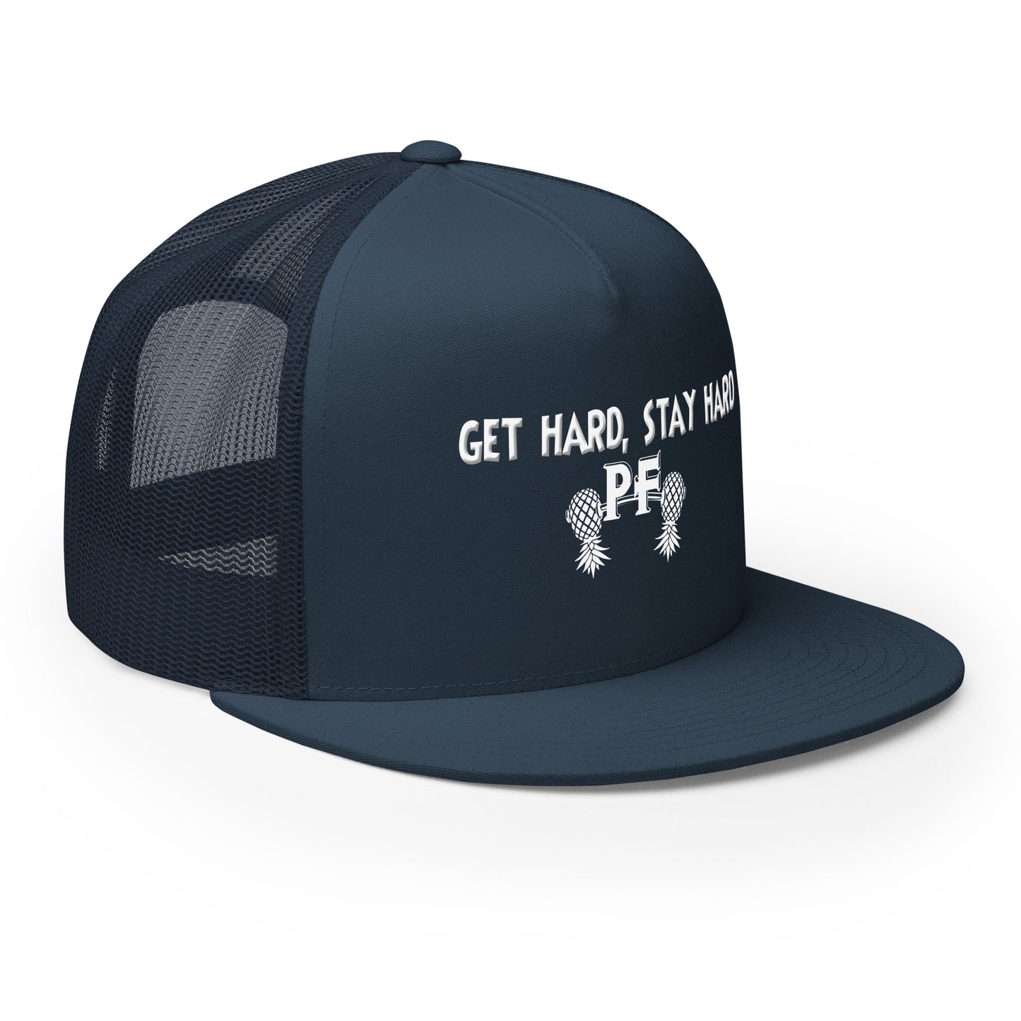 Get Hard, Stay Hard PF Snapback Hat | Pineapple Fitness Lifestyle Headwear by DK Apparel – DK Apparel lifestyle clothing