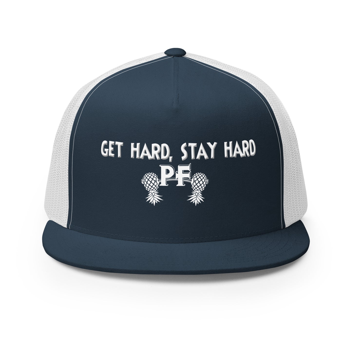 Get Hard, Stay Hard PF Snapback Hat | Pineapple Fitness Lifestyle Headwear by DK Apparel – DK Apparel lifestyle clothing