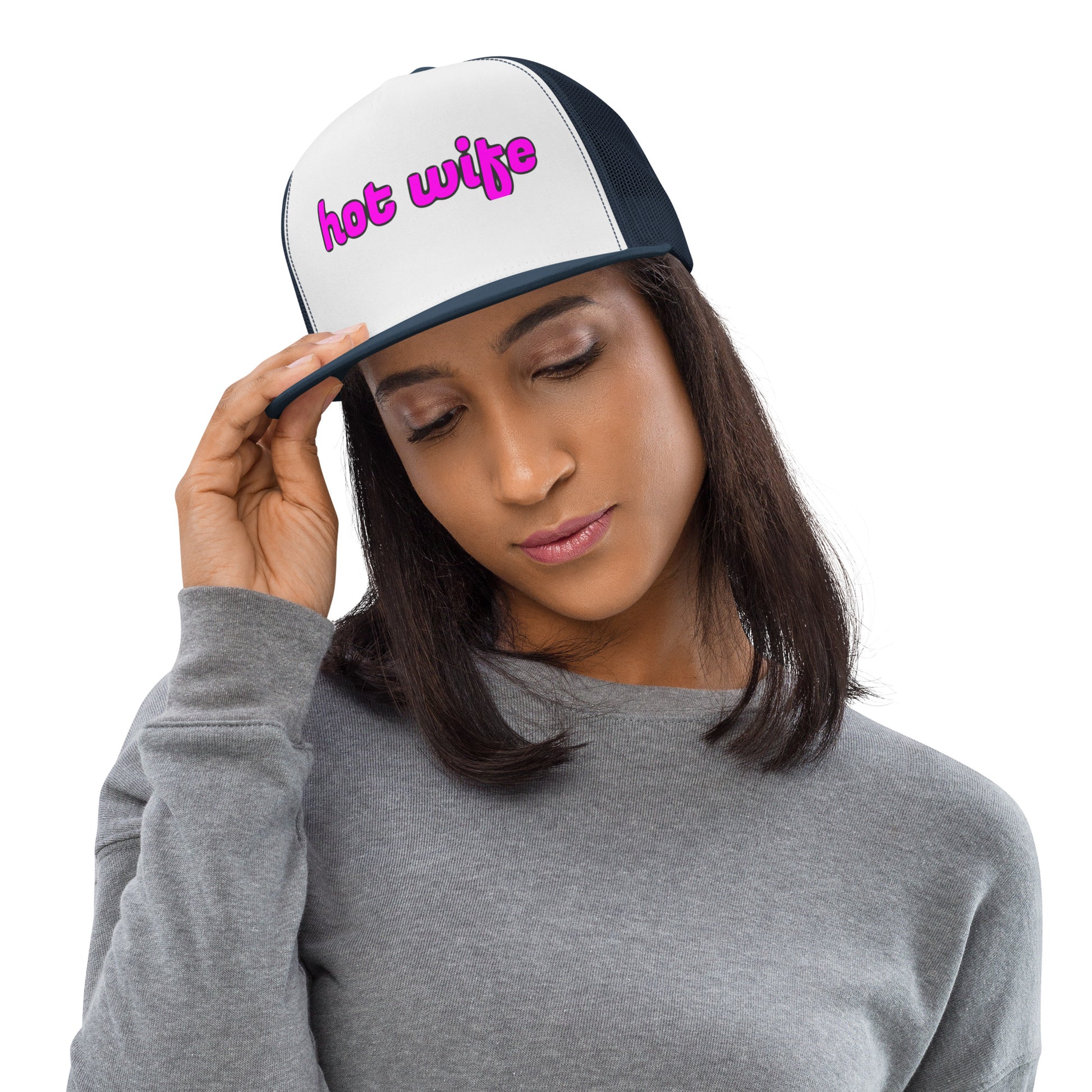 Hot Wife Snapback Hat | Swinger Lifestyle Headwear by DK Apparel – DK Apparel lifestyle clothing