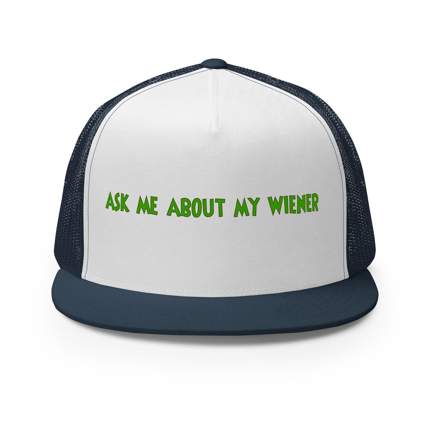 Ask Me About My Wiener Snapback Hat | Swinger Lifestyle Headwear by DK Apparel – DK Apparel lifestyle clothing