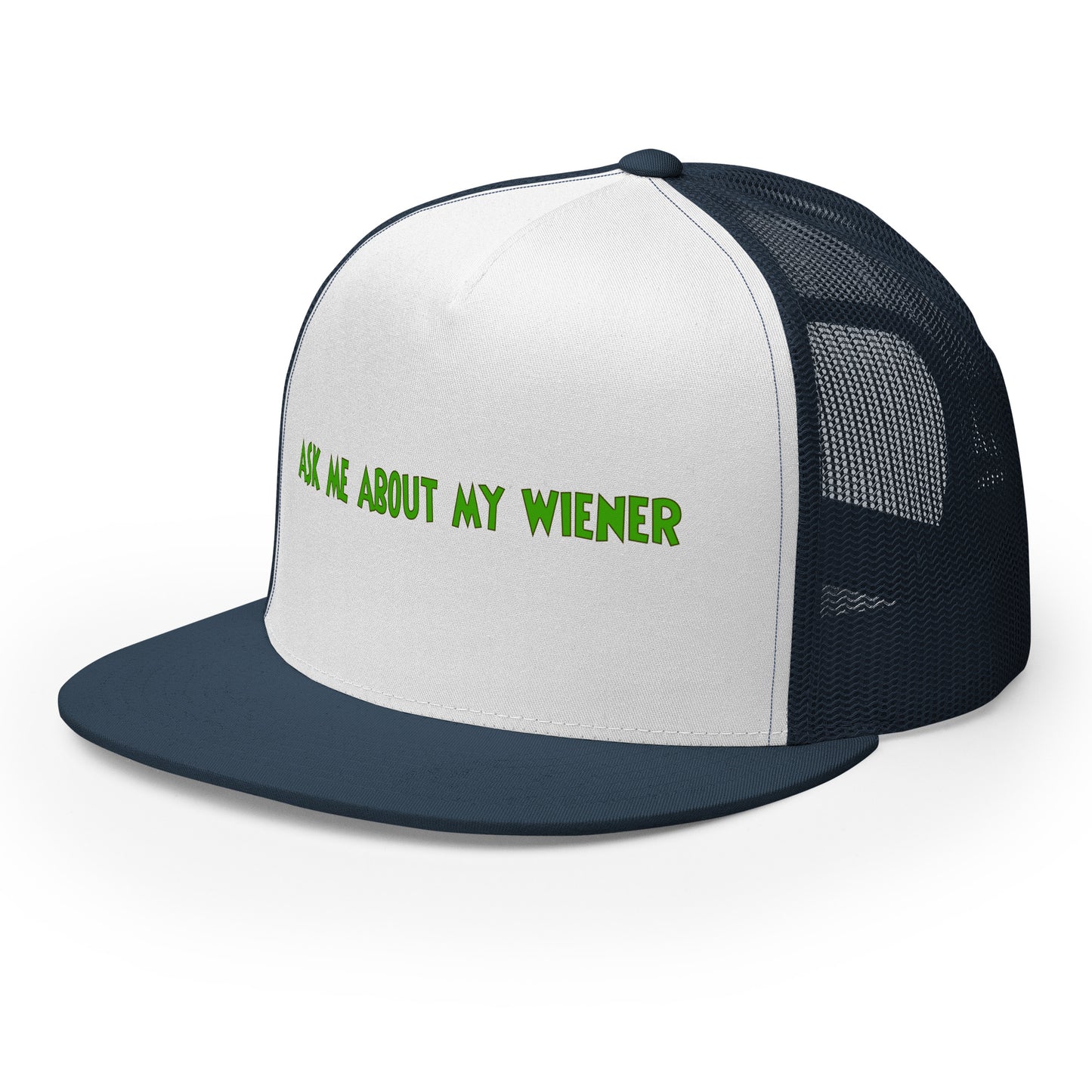 Ask Me About My Wiener Snapback Hat | Swinger Lifestyle Headwear by DK Apparel – DK Apparel lifestyle clothing