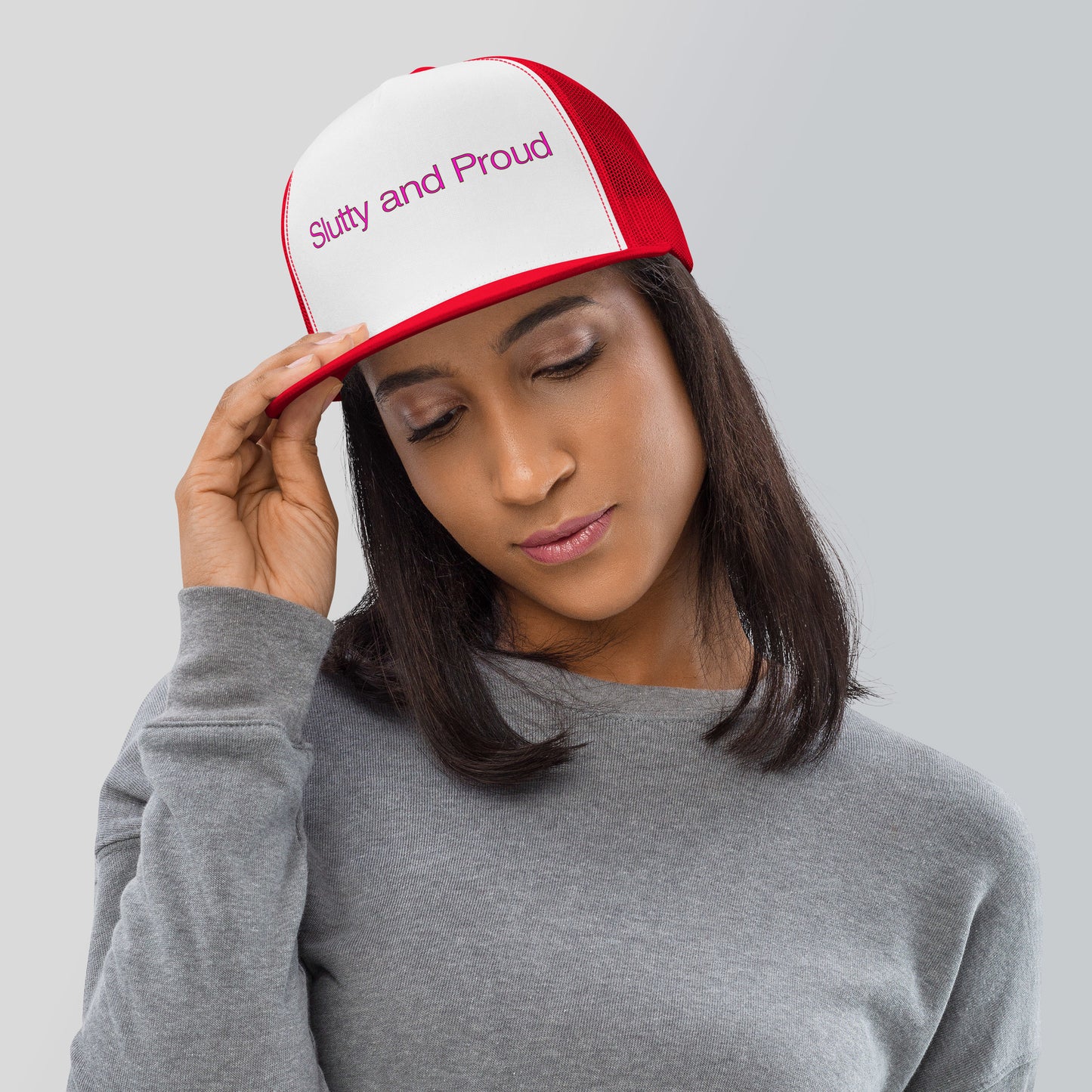 Slutty And Proud Snapback Hat | Swinger Lifestyle Headwear by DK Apparel â DK Apparel lifestyle clothing
