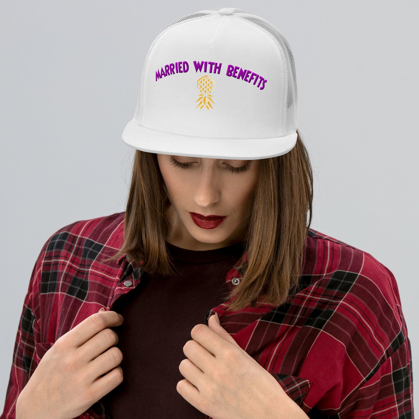 Married With Benefits Snapback Hat | Swinger Lifestyle Headwear by DK Apparel – DK Apparel lifestyle clothing