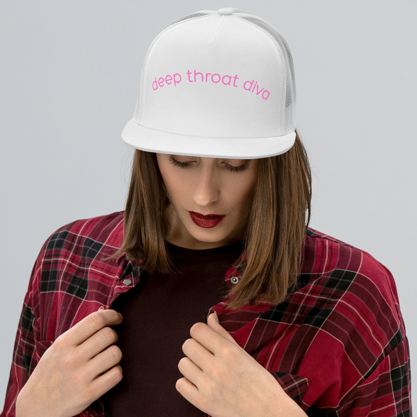 Deep Throat Diva Snapback Hat | Swinger Lifestyle Headwear by DK Apparel – DK Apparel lifestyle clothing