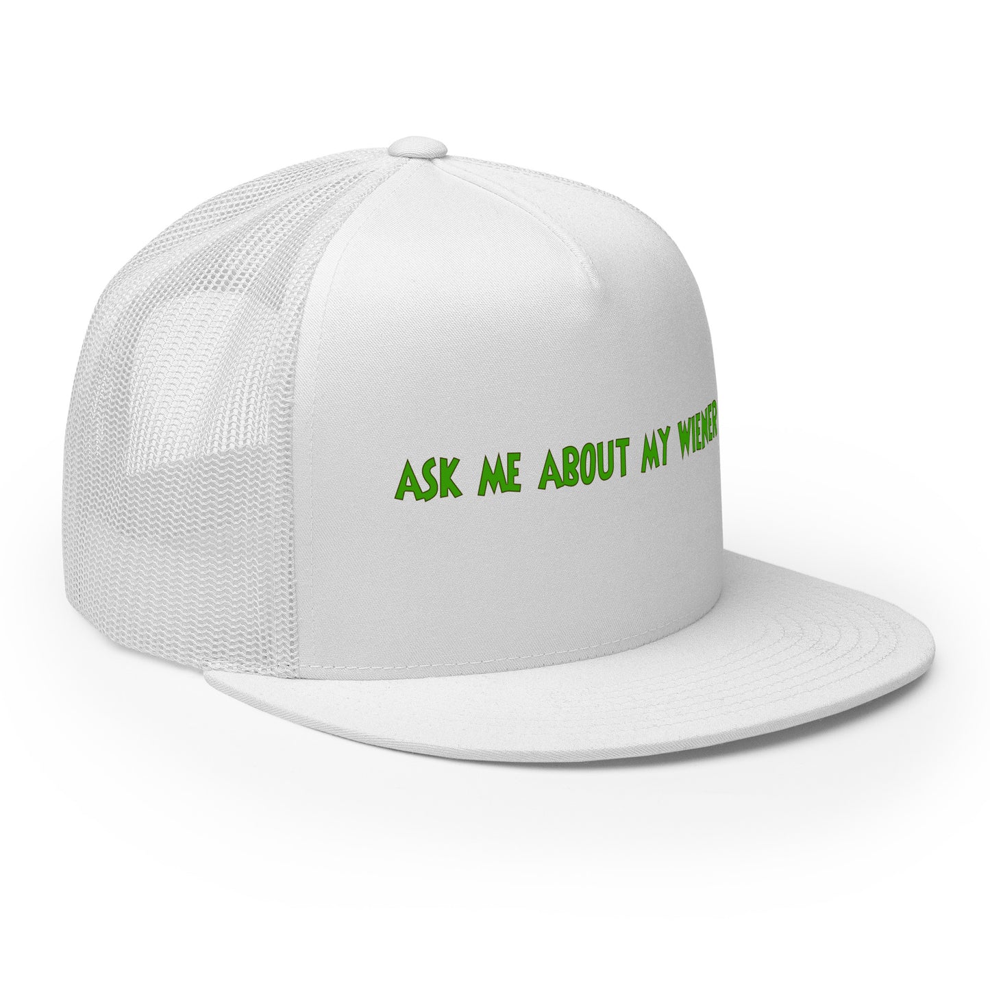 Ask Me About My Wiener Snapback Hat | Swinger Lifestyle Headwear by DK Apparel – DK Apparel lifestyle clothing