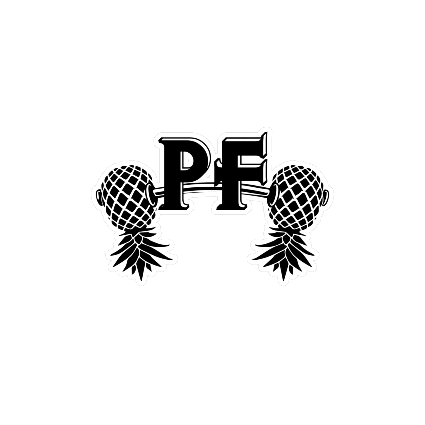 Pineapple Fitness Kiss-Cut Vinyl Decals – DK Apparel lifestyle clothing