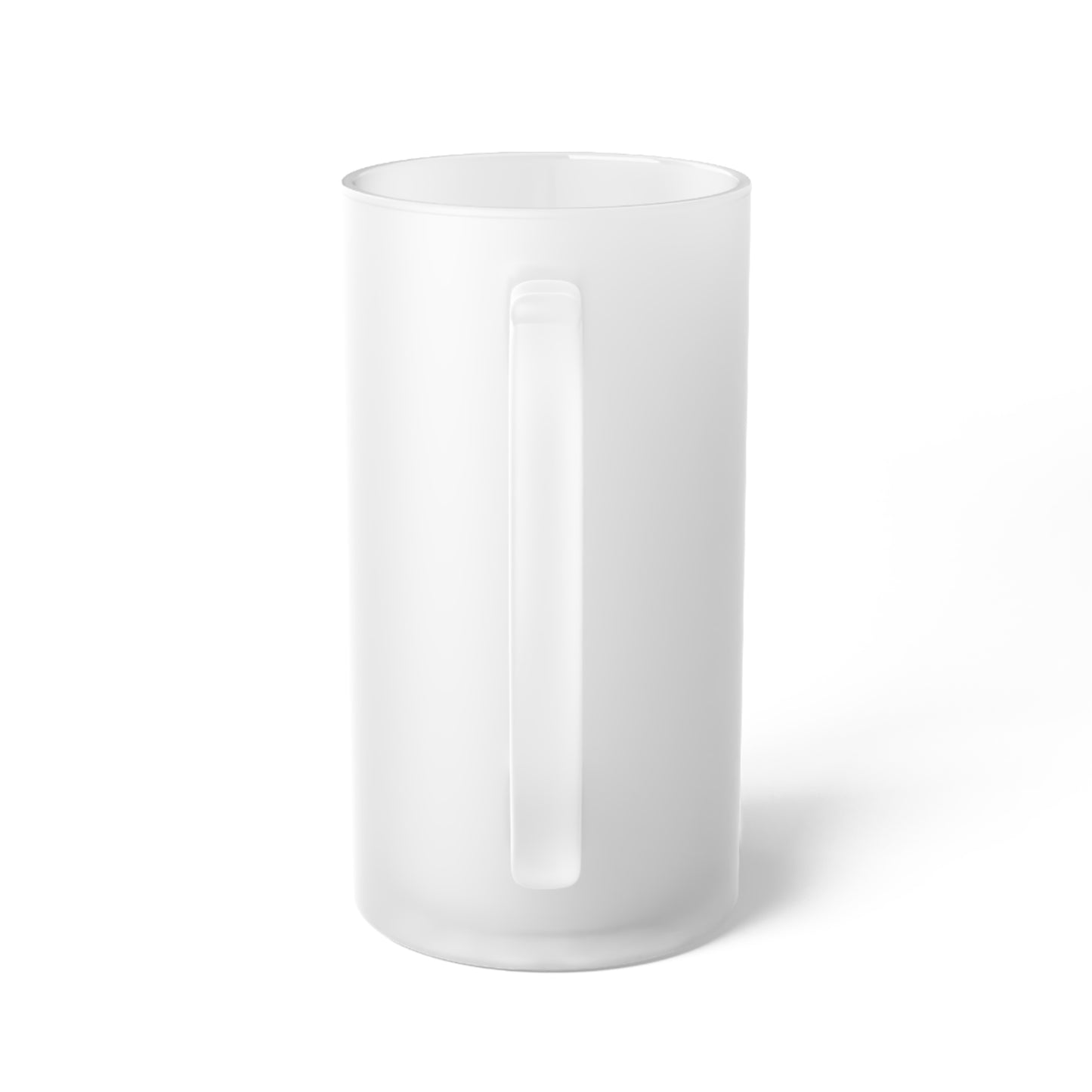Pineapple Fitness Frosted Glass Beer Mug