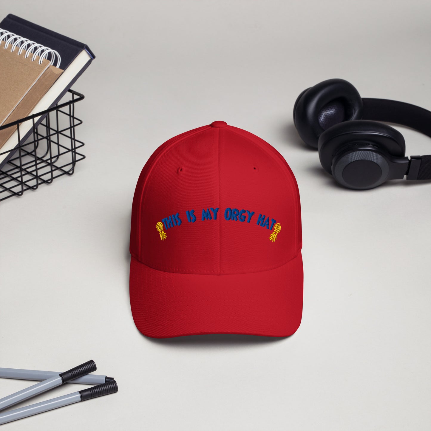 This Is My Orgy Flex Fit Hat – Embroidered | Swinger Lifestyle Headwear by DK Apparel – DK Apparel lifestyle clothing