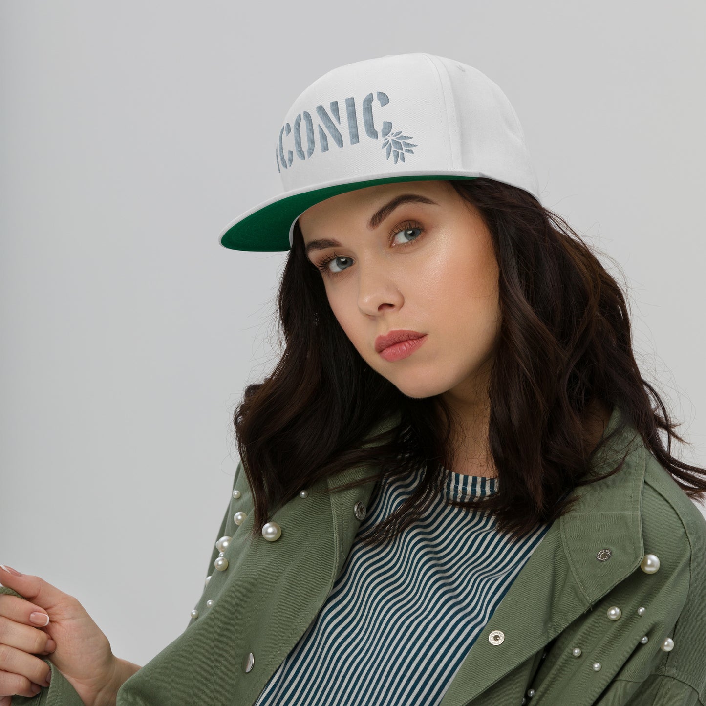 Iconic Flat Bill Cap – Embroidered | Swinger Lifestyle Headwear by DK Apparel – DK Apparel lifestyle clothing