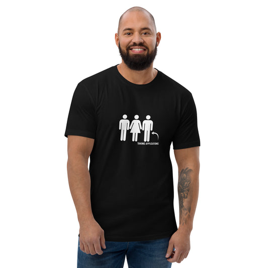 MFM Taking Applications Short Sleeve Fitted T-Shirt | Swinger & ENM Lifestyle Apparel – DK Apparel – DK Apparel lifestyle clothing