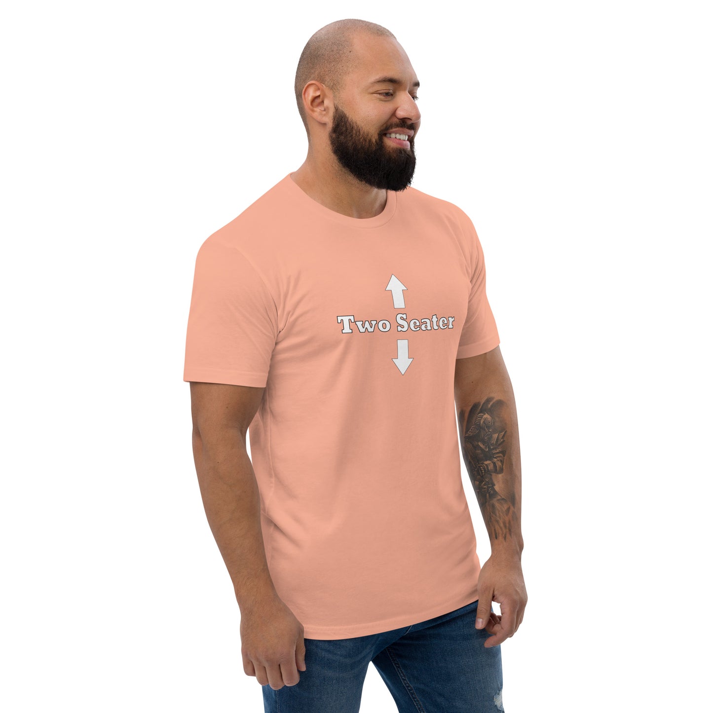 Two Seater Short Sleeve Fitted T-Shirt | Swinger & ENM Lifestyle Apparel – DK Apparel – DK Apparel lifestyle clothing