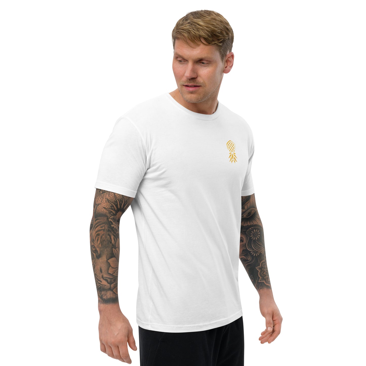 Pineapple Short Sleeve Fitted T-Shirt | Swinger & ENM Lifestyle Apparel – DK Apparel – DK Apparel lifestyle clothing