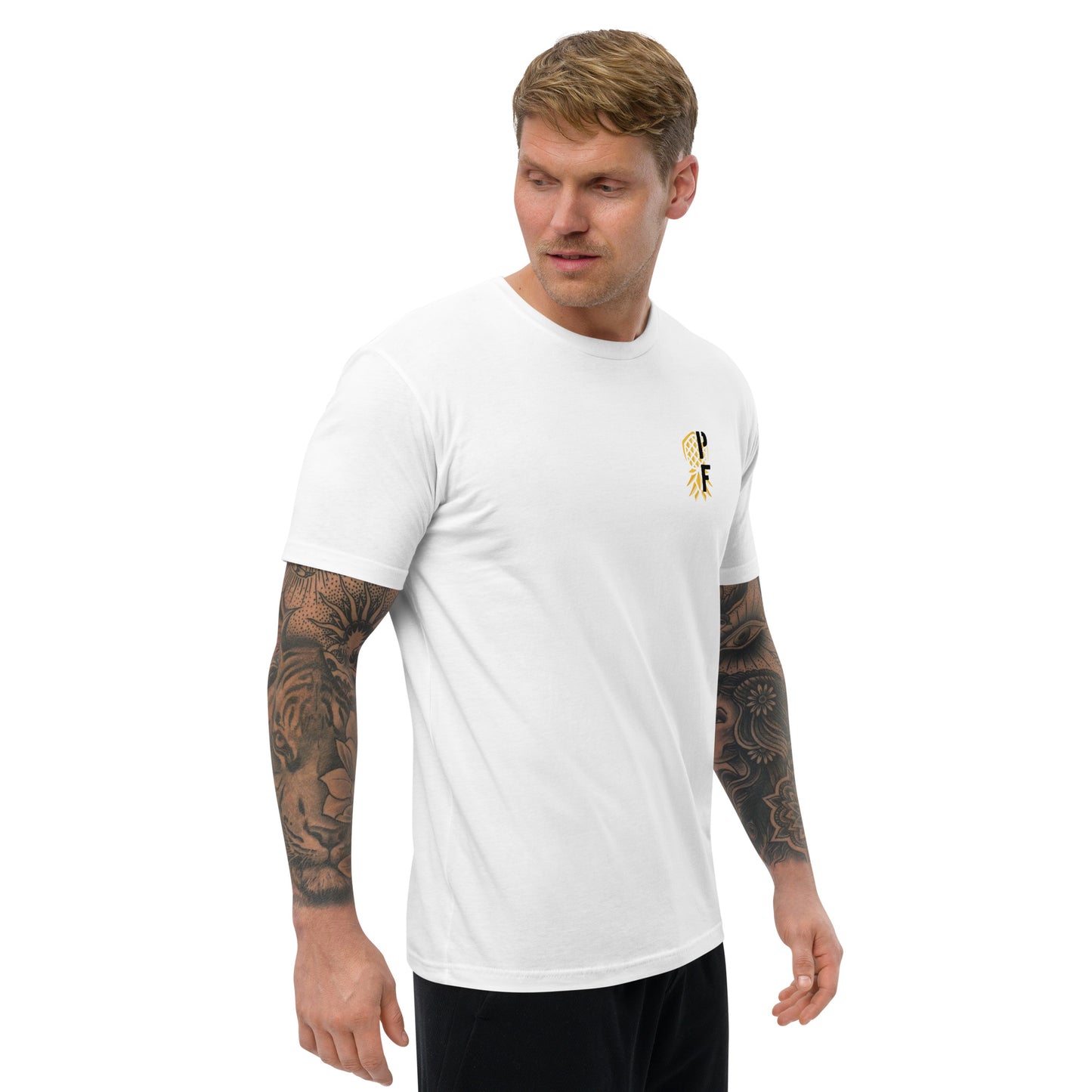 PF Alt Logo Short Sleeve Fitted T-Shirt – Pineapple Fitness Lifestyle & ENM Apparel | DK Apparel – DK Apparel lifestyle clothing