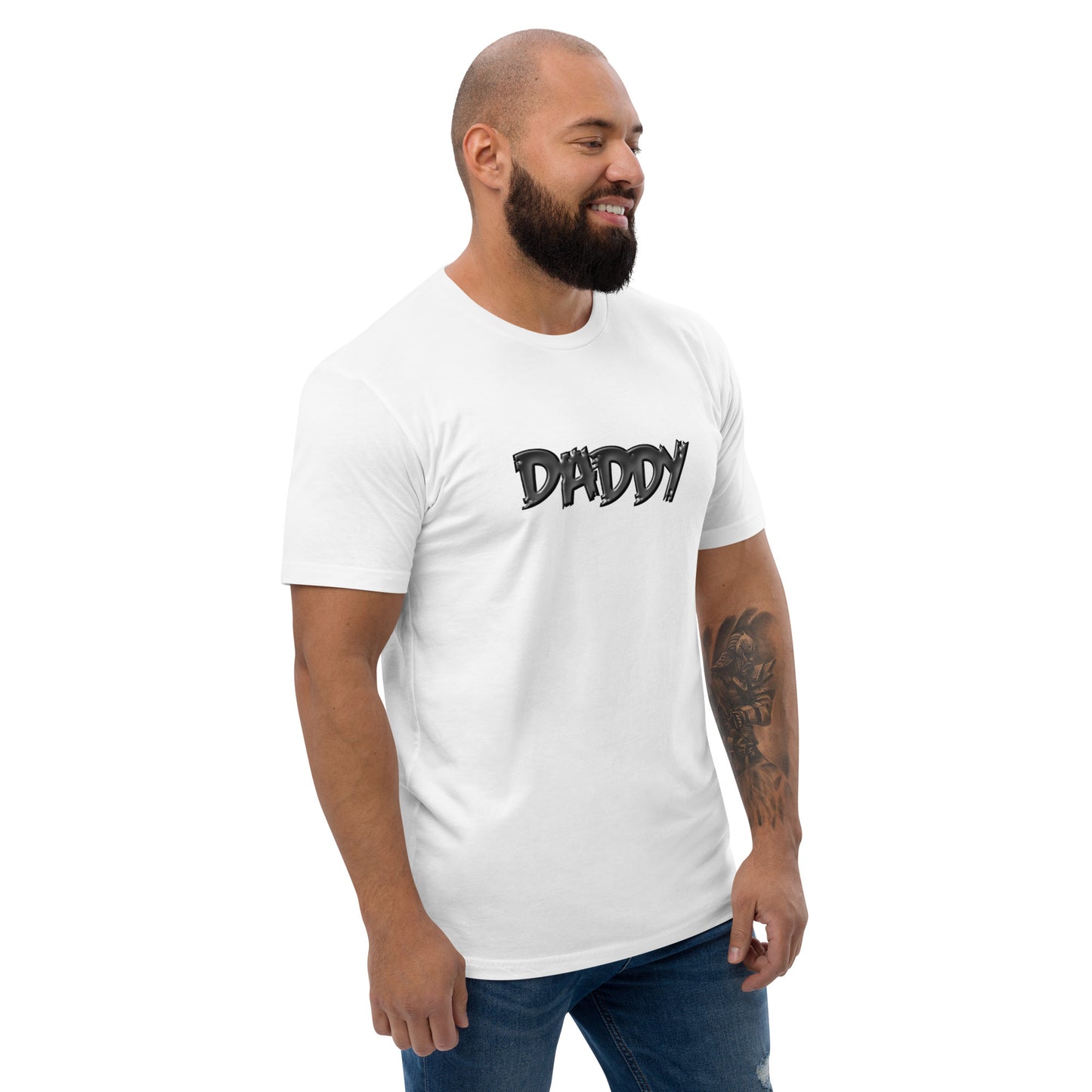 Daddy Short Sleeve Fitted T-Shirt | Kink, Swinger & ENM Lifestyle Apparel – DK Apparel – DK Apparel lifestyle clothing
