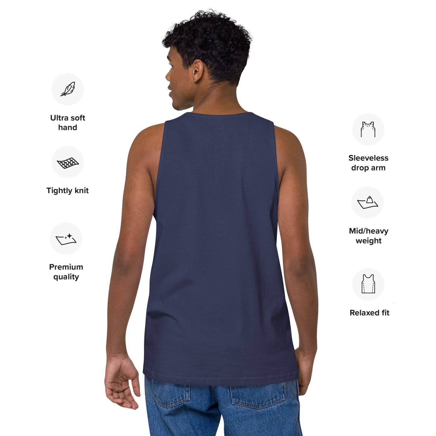 Get Hard, Stay Hard PF Men’s Premium Tank Top – Pineapple Fitness Lifestyle & ENM Apparel | DK Apparel – DK Apparel lifestyle clothing