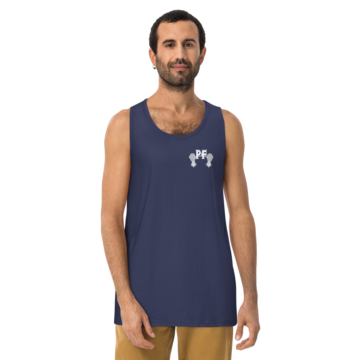 Pineapple Fitness Men’s Premium Tank Top | Lifestyle Gym & ENM Apparel – DK Apparel – DK Apparel lifestyle clothing