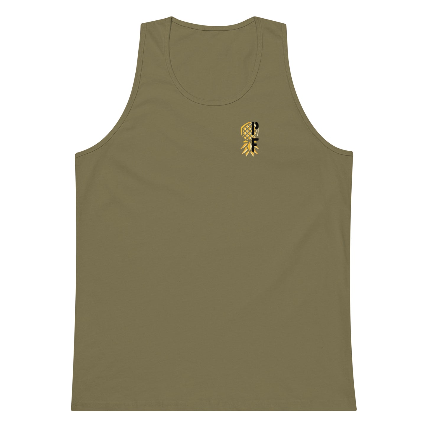 PF Alt Logo Men’s Premium Tank Top – Pineapple Fitness Lifestyle & ENM Apparel | DK Apparel – DK Apparel lifestyle clothing