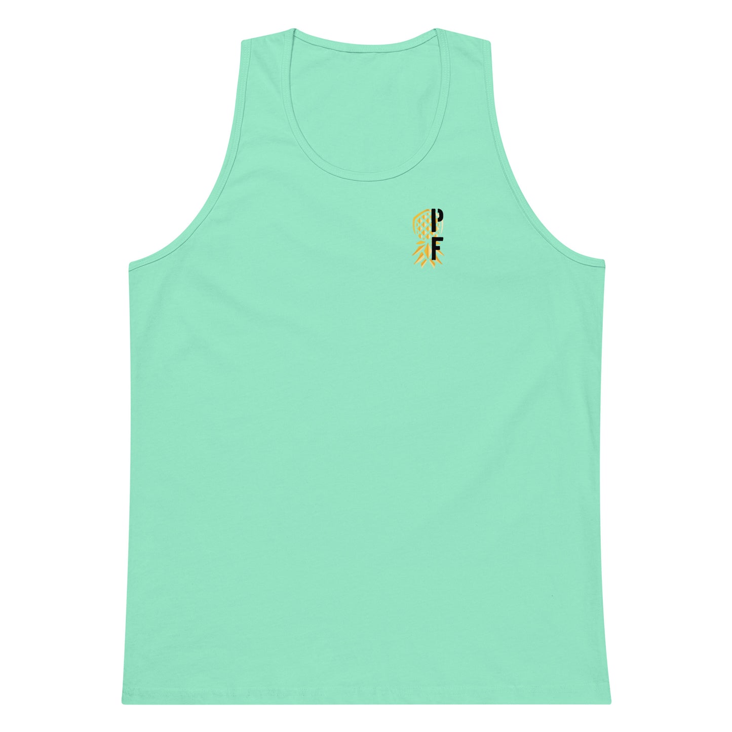 PF Alt Logo Men’s Premium Tank Top – Pineapple Fitness Lifestyle & ENM Apparel | DK Apparel – DK Apparel lifestyle clothing