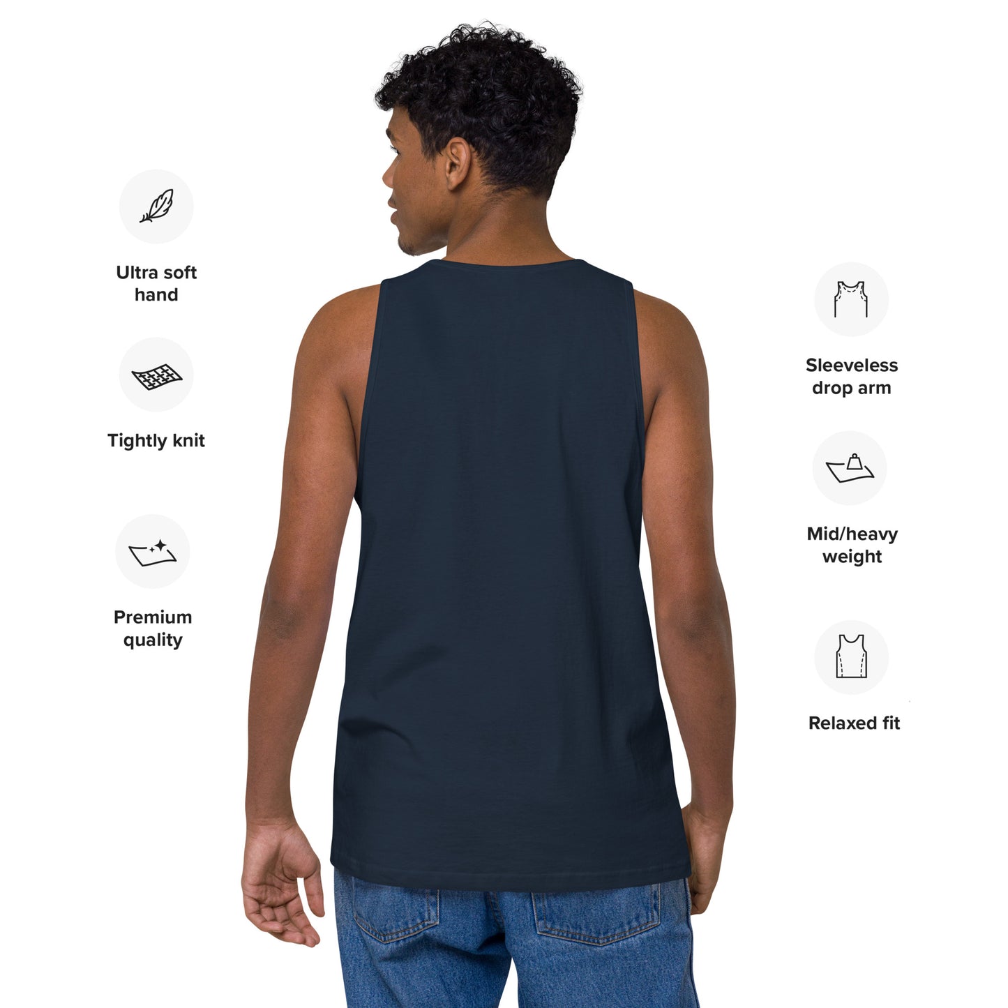 Get Hard, Stay Hard PF Men’s Premium Tank Top – Pineapple Fitness Lifestyle & ENM Apparel | DK Apparel – DK Apparel lifestyle clothing
