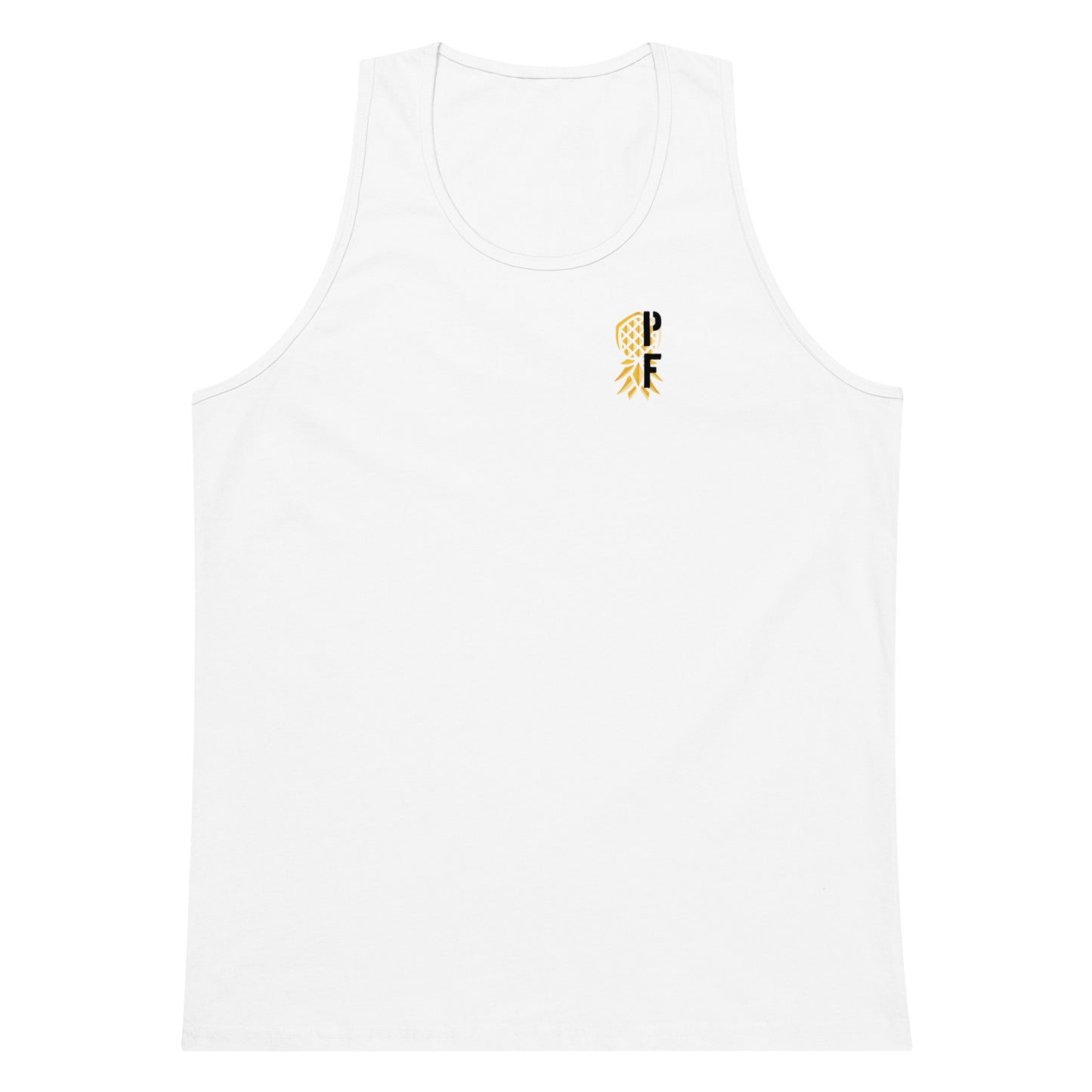 PF Alt Logo Men’s Premium Tank Top – Pineapple Fitness Lifestyle & ENM Apparel | DK Apparel – DK Apparel lifestyle clothing