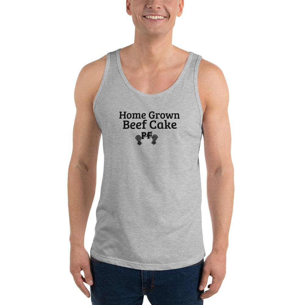 Home Grown Beef Cake PF Men's Tank Top | Pineapple Fitness Lifestyle Apparel – DK Apparel – DK Apparel lifestyle clothing
