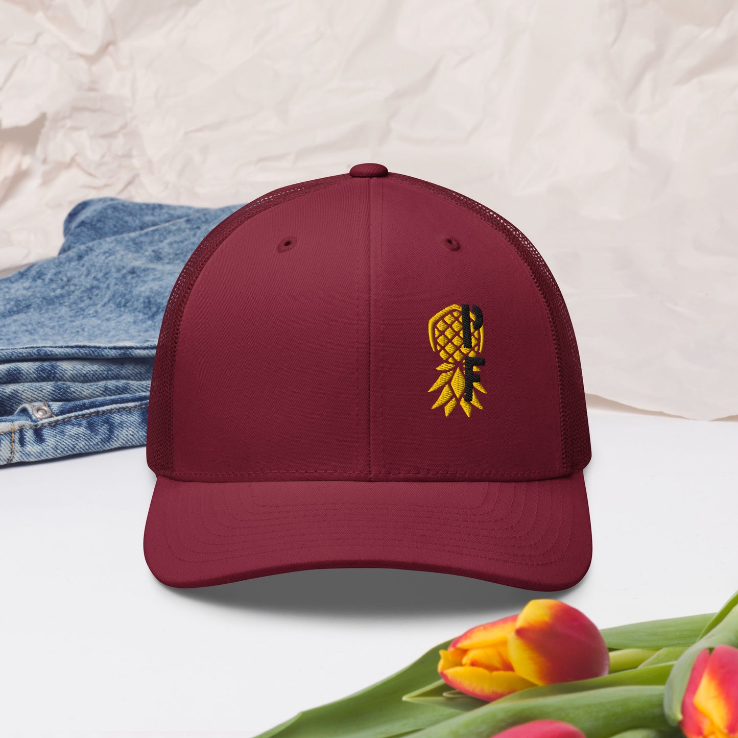 PF Adjustable Hat – Embroidered | Pineapple Fitness Lifestyle Headwear by DK Apparel – DK Apparel lifestyle clothing