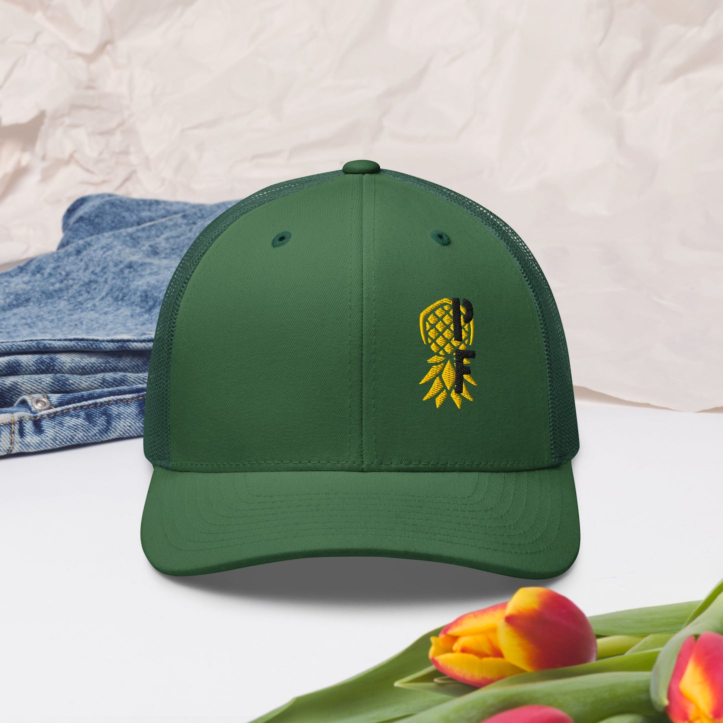 PF Adjustable Hat – Embroidered | Pineapple Fitness Lifestyle Headwear by DK Apparel – DK Apparel lifestyle clothing
