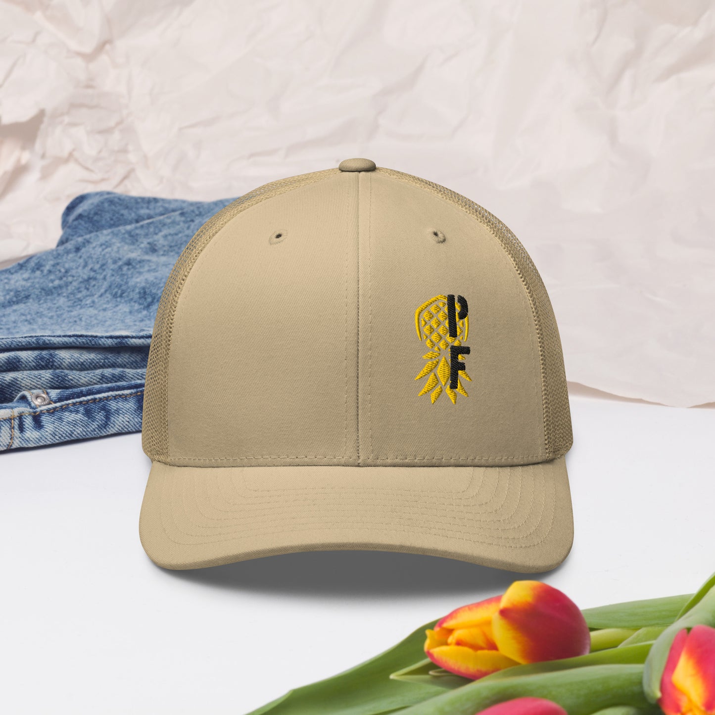 PF Adjustable Hat – Embroidered | Pineapple Fitness Lifestyle Headwear by DK Apparel – DK Apparel lifestyle clothing