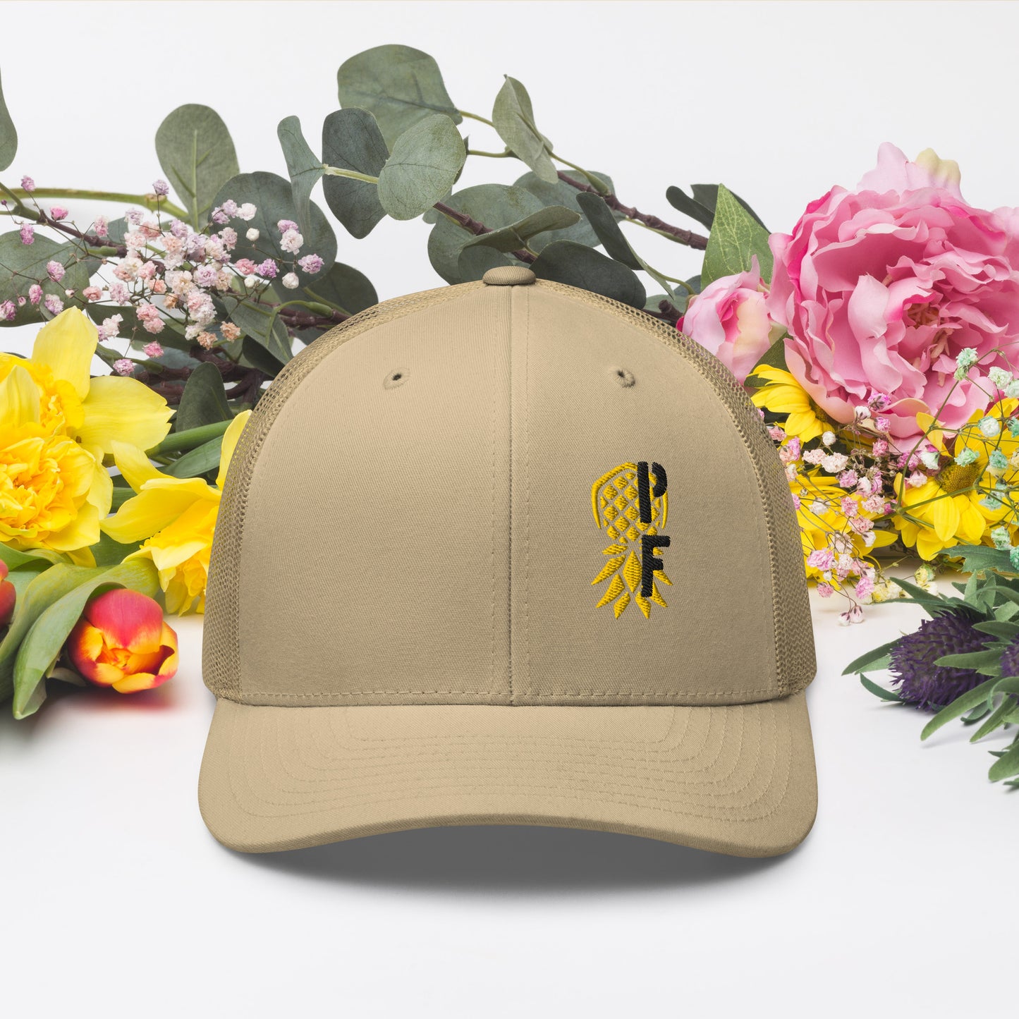 PF Adjustable Hat – Embroidered | Pineapple Fitness Lifestyle Headwear by DK Apparel – DK Apparel lifestyle clothing