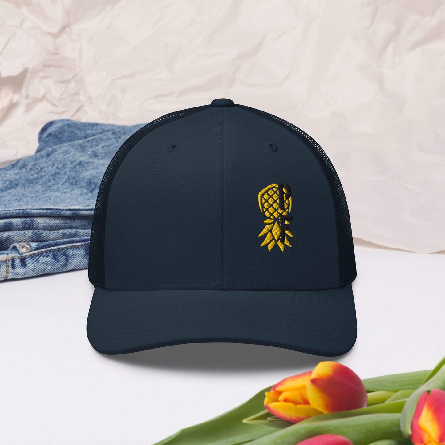 PF Adjustable Hat – Embroidered | Pineapple Fitness Lifestyle Headwear by DK Apparel – DK Apparel lifestyle clothing