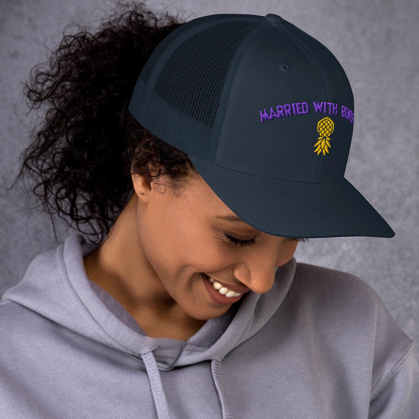 Married With Benefits Adjustable Hat – Embroidered | Swinger Lifestyle Headwear by DK Apparel – DK Apparel lifestyle clothing