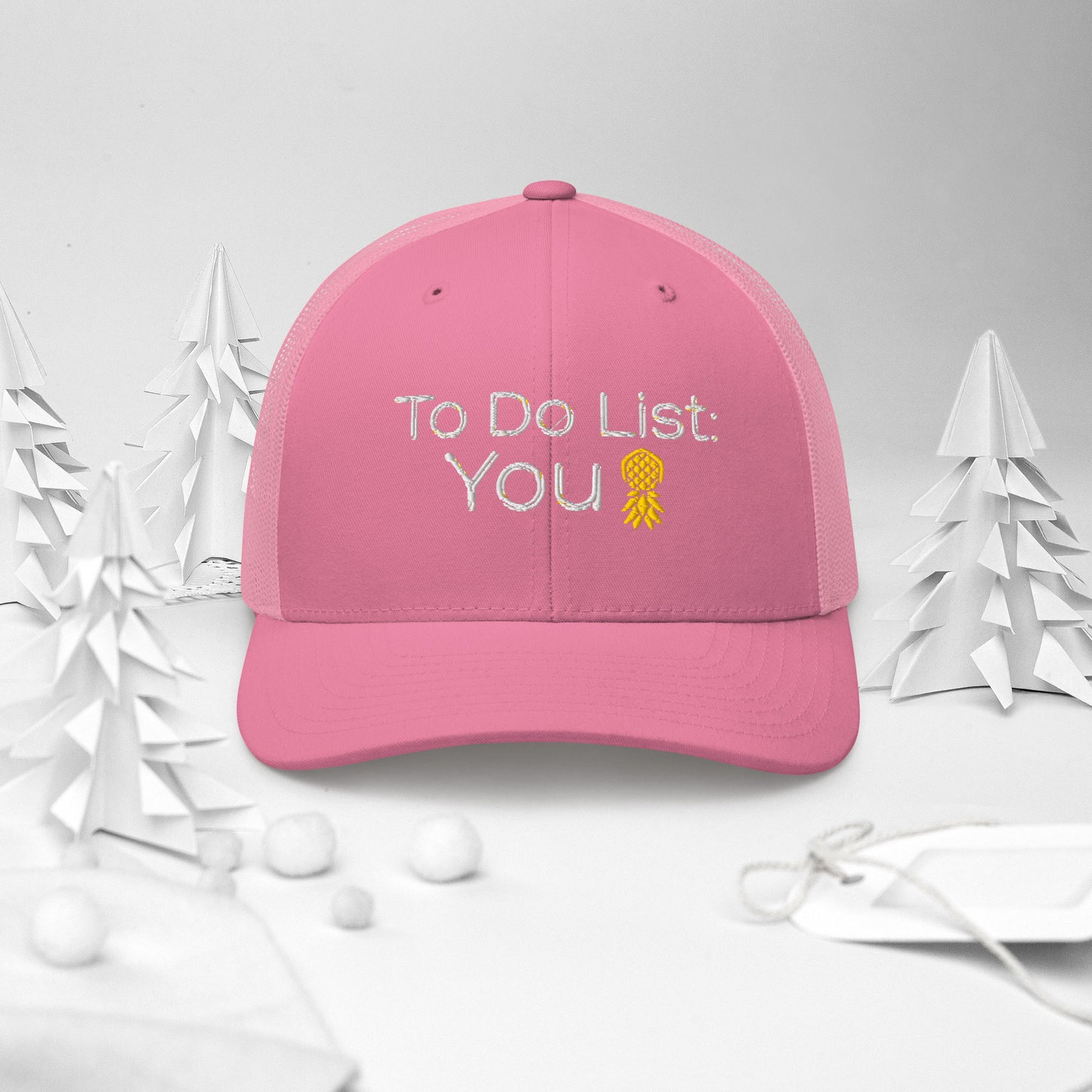 To Do List: You Snapback Hat – Embroidered | DK Apparel Lifestyle Headwear – DK Apparel lifestyle clothing