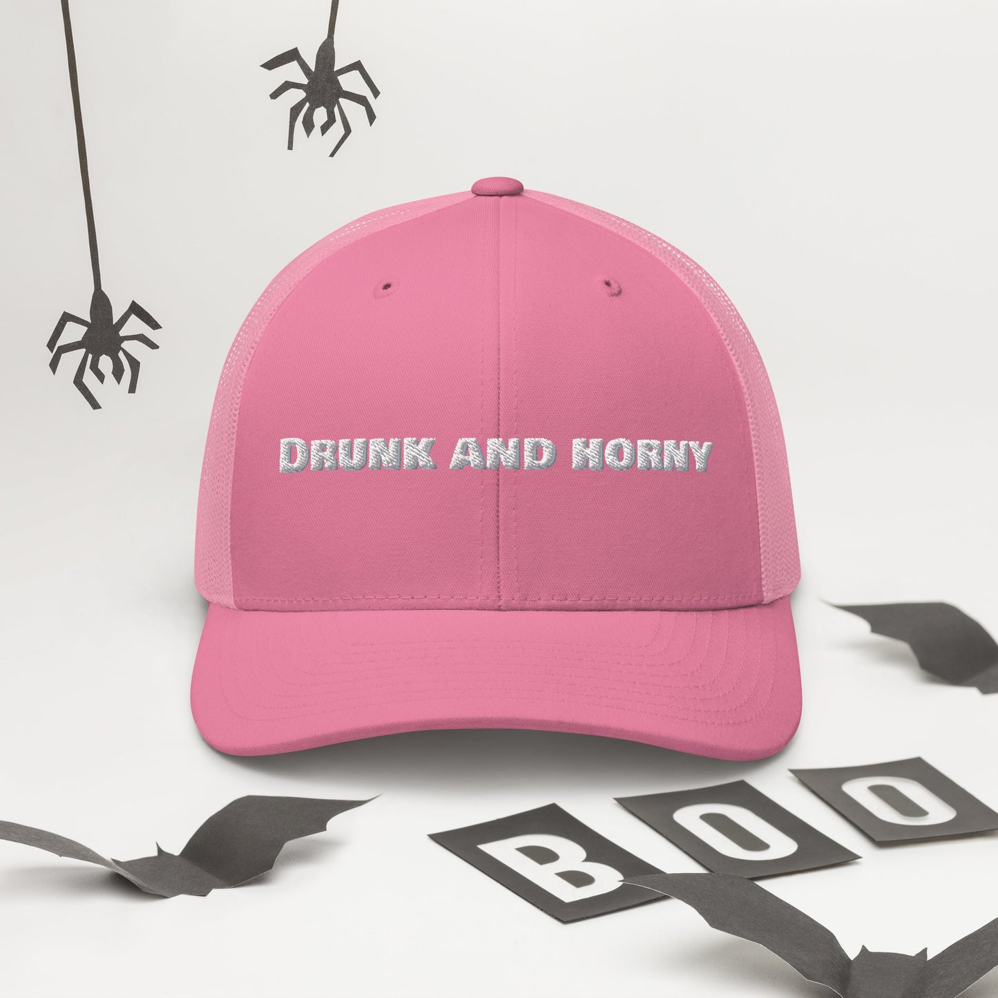 Drunk And Horny Snapback Hat – Embroidered | Swinger Lifestyle Headwear by DK Apparel – DK Apparel lifestyle clothing