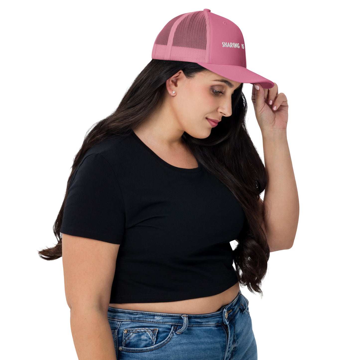 Sharing Is Caring Adjustable Hat – Embroidered | Swinger Lifestyle Headwear by DK Apparel – DK Apparel lifestyle clothing