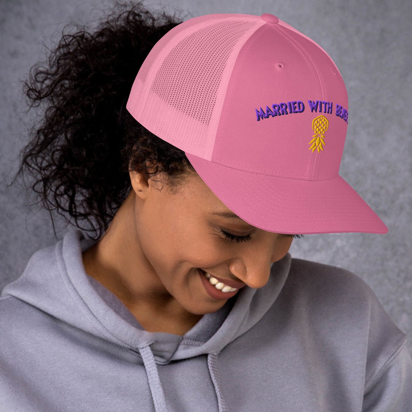 Married With Benefits Adjustable Hat – Embroidered | Swinger Lifestyle Headwear by DK Apparel – DK Apparel lifestyle clothing