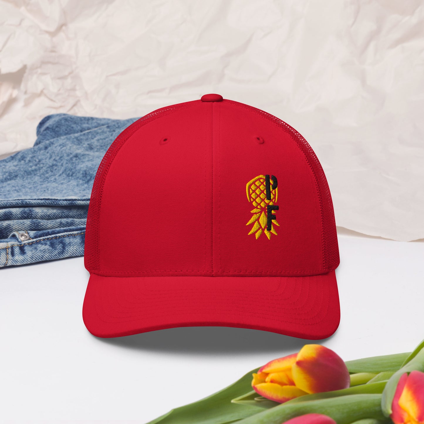 PF Adjustable Hat – Embroidered | Pineapple Fitness Lifestyle Headwear by DK Apparel – DK Apparel lifestyle clothing